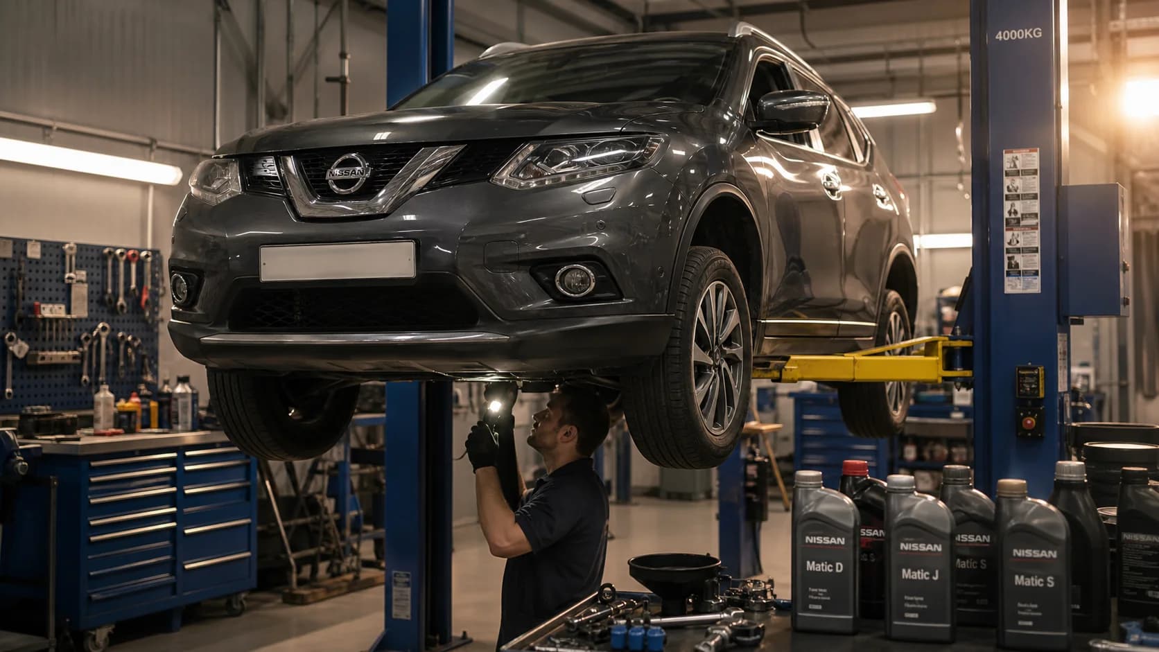 Замена масла в АКПП Nissan: когда менять и какую жидкость лить
