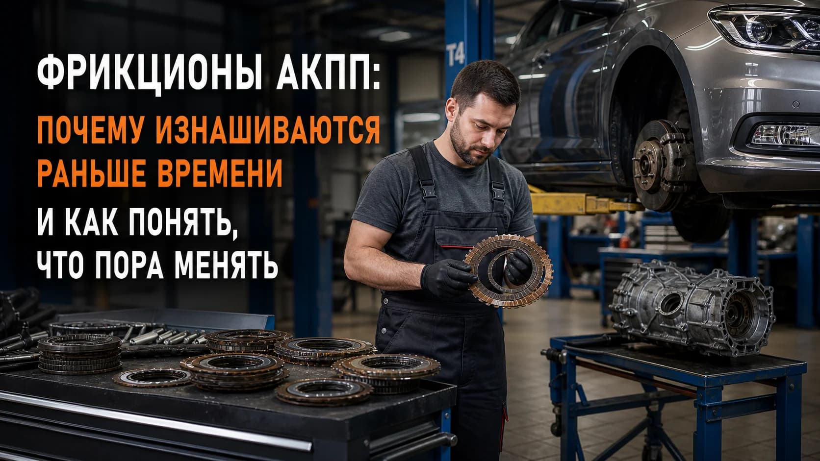 Фрикционы АКПП: почему изнашиваются раньше времени и как понять, что пора менять