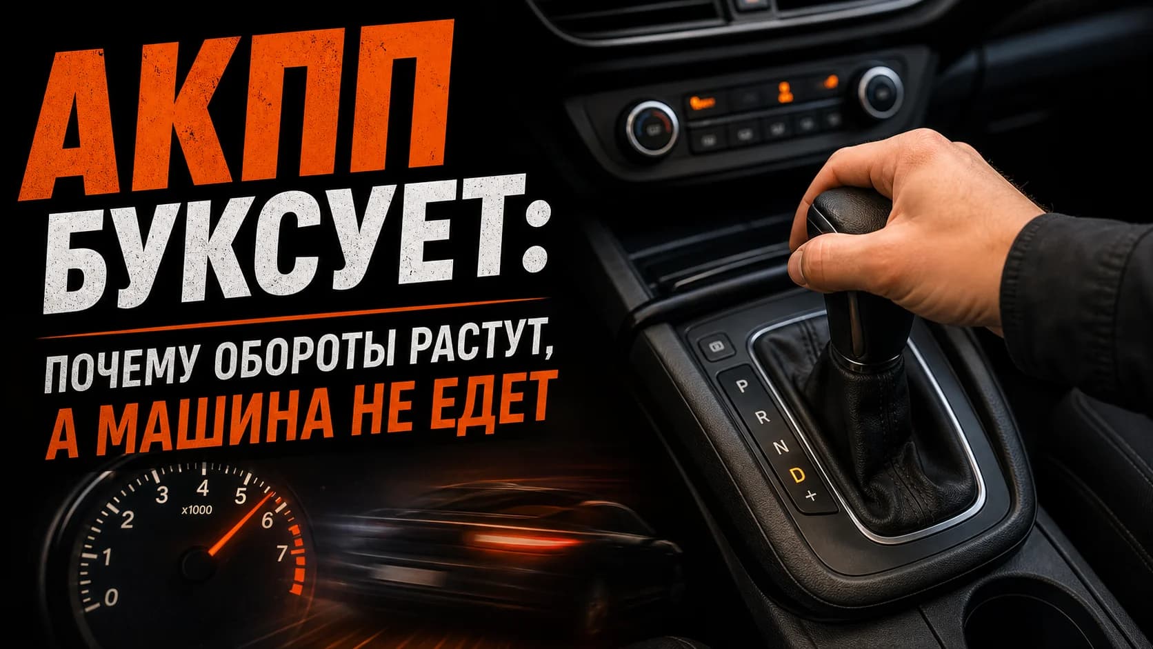 АКПП буксует: почему обороты растут, а машина не едет